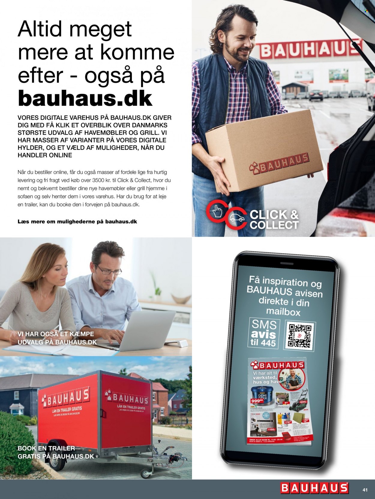 Bauhaus tilbud  - tilbudsprodukter - havemøbler. Side 41.