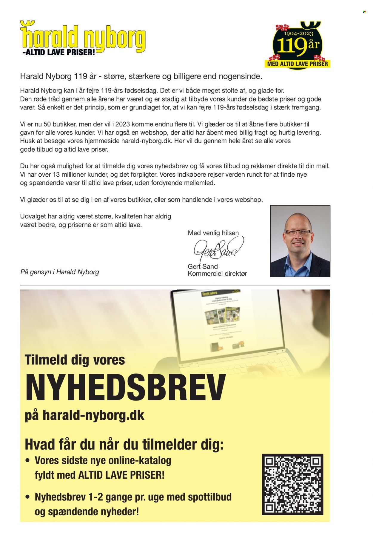 Harald Nyborg tilbudsavis . Side 2.