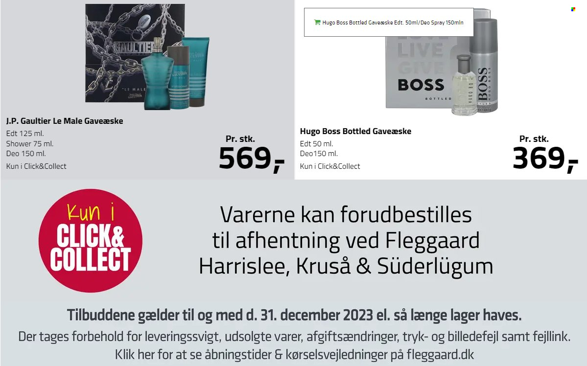 Fleggaard tilbud  - 28.6.2023 - 31.12.2023 - tilbudsprodukter - eau de toilette, Hugo Boss. Side 10.