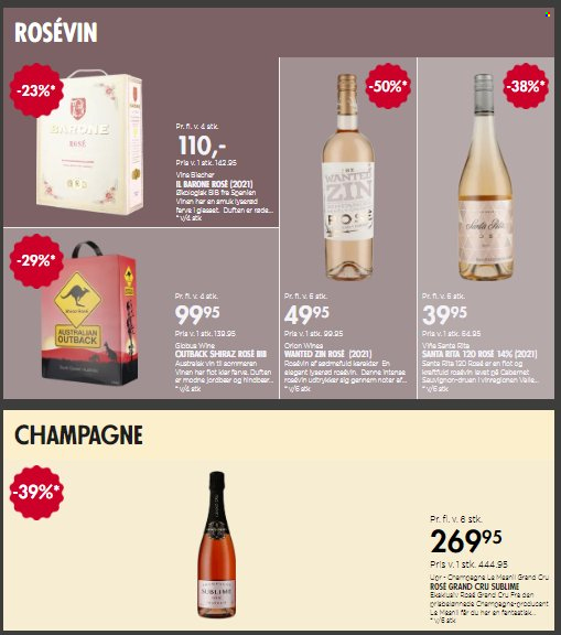 thumbnail - MENY tilbud  - tilbudsprodukter - Fanta, sodavand, Cabernet Sauvignon, champagne, vin. Side 6.
