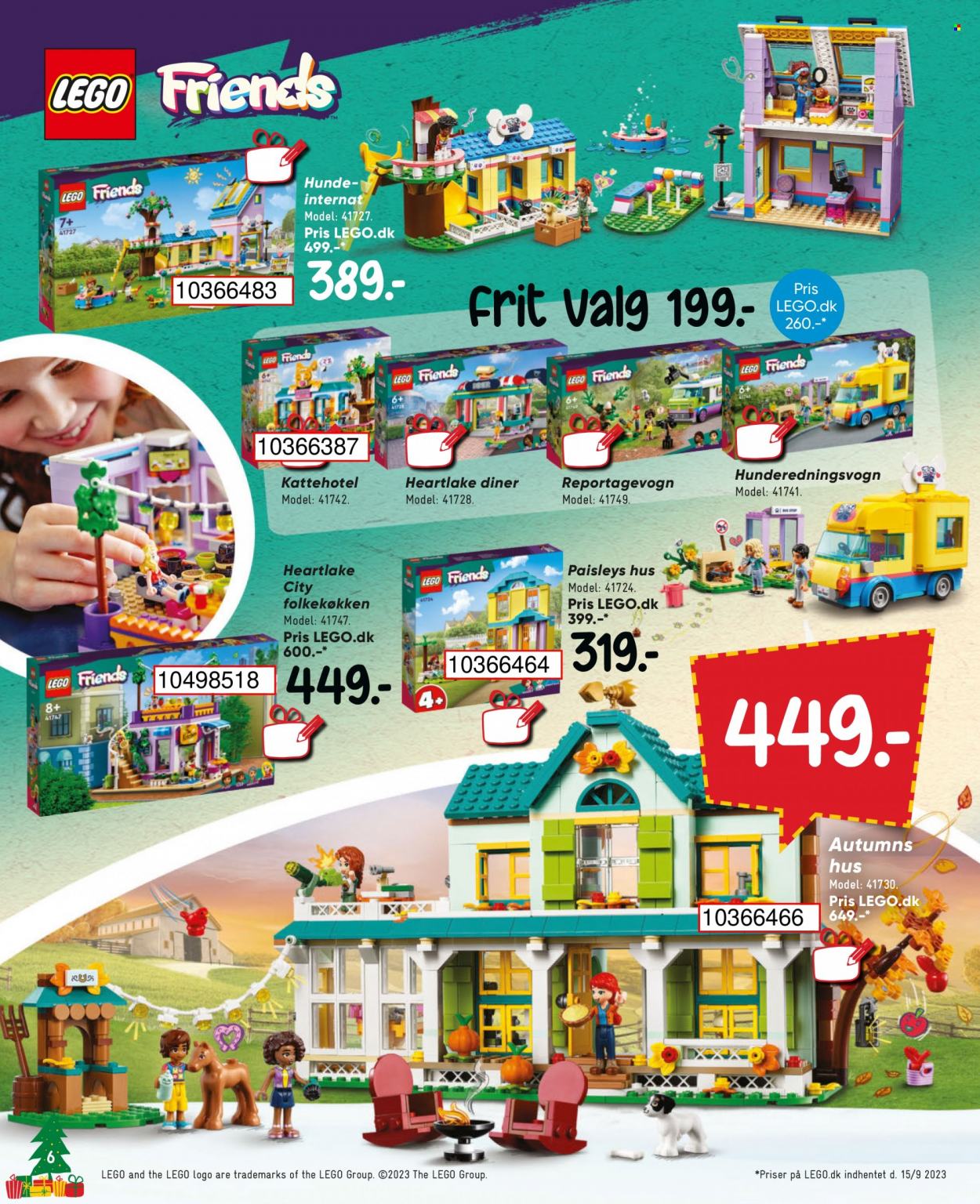 Bilka tilbud  - 13.10.2023 - 31.12.2023 - tilbudsprodukter - LEGO, Lego Friends. Side 6.