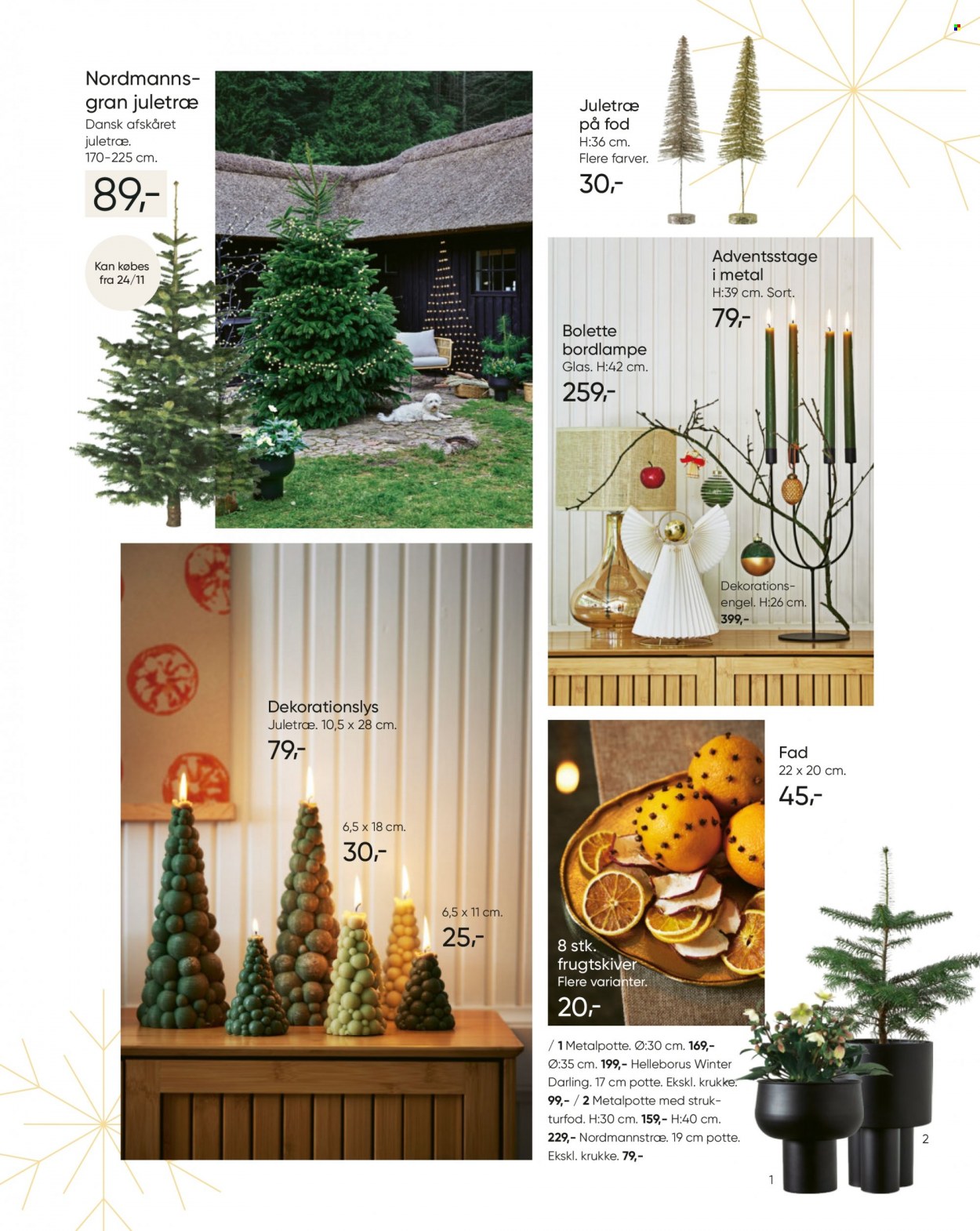 thumbnail - Bilka tilbud  - 28.10.2023 - 23.12.2023 - tilbudsprodukter - glas, juletræ, bordlampe. Side 71.