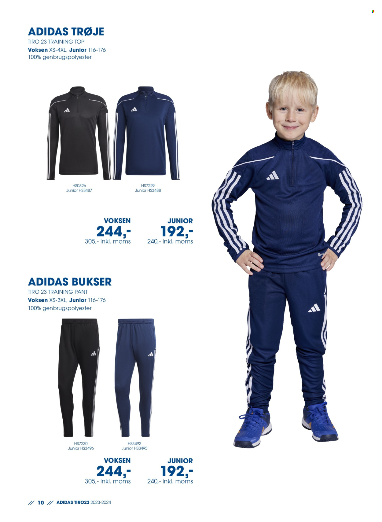 thumbnail - Sportigan tilbud  - tilbudsprodukter - Adidas, bukser, trøje. Side 10.
