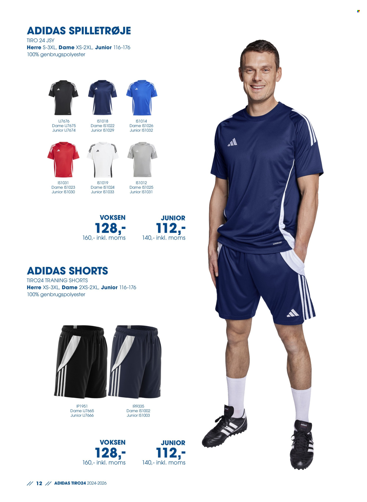thumbnail - Sportigan tilbud  - tilbudsprodukter - Adidas, shorts. Side 12.