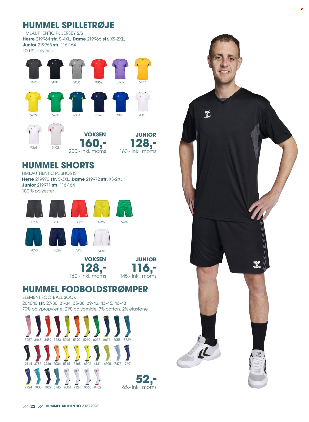 thumbnail - Sportigan tilbud  - tilbudsprodukter - Hummel, shorts. Side 22.