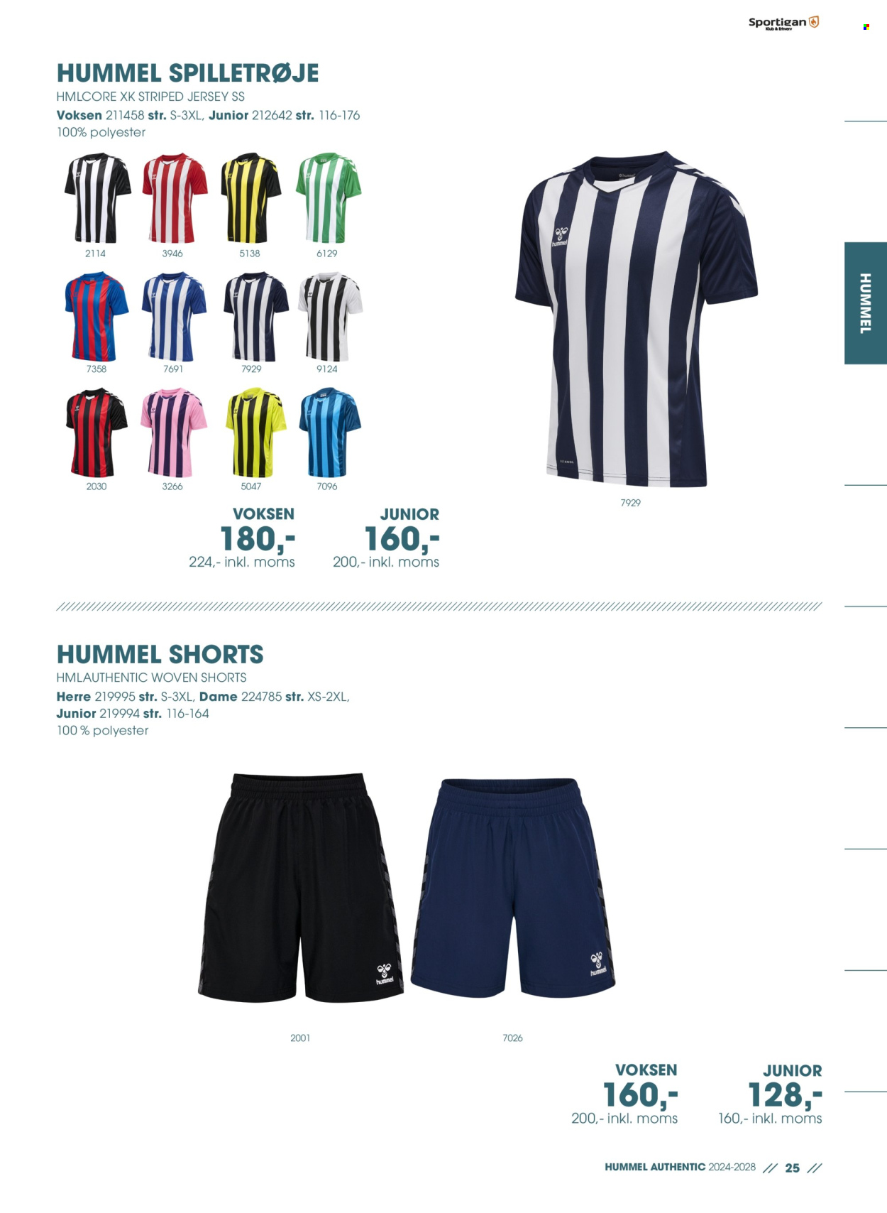 thumbnail - Sportigan tilbud  - tilbudsprodukter - Hummel, shorts. Side 25.