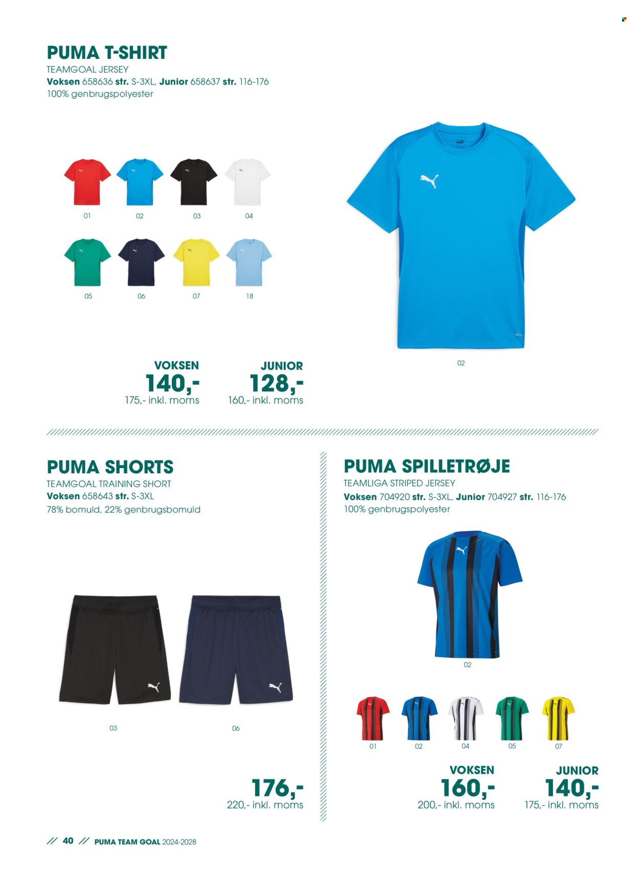 thumbnail - Sportigan tilbud  - tilbudsprodukter - Puma, shorts, T-shirt. Side 40.