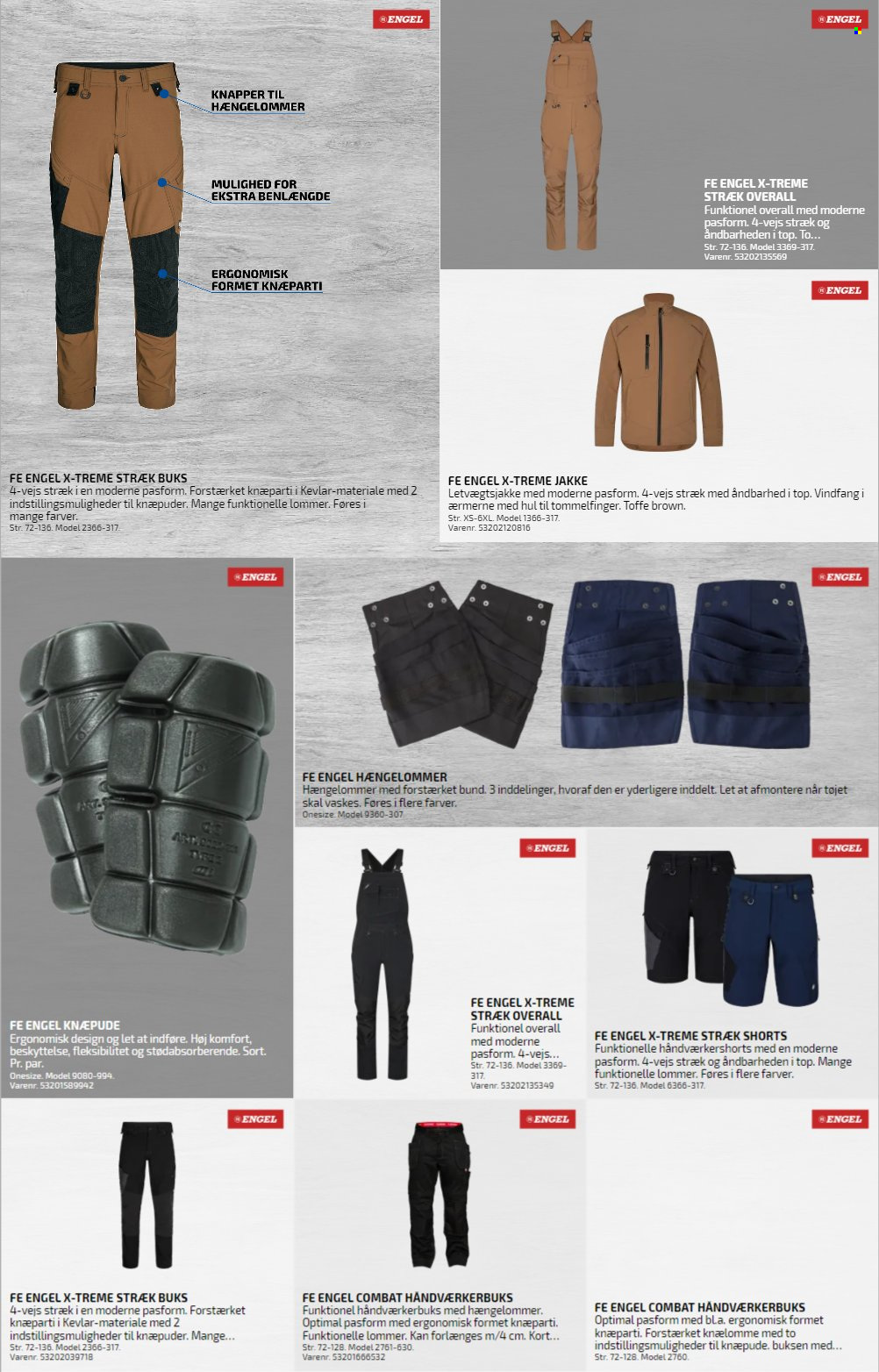 thumbnail - Davidsen tilbud  - tilbudsprodukter - skål, jakke, bukser, shorts, knæpuder. Side 4.