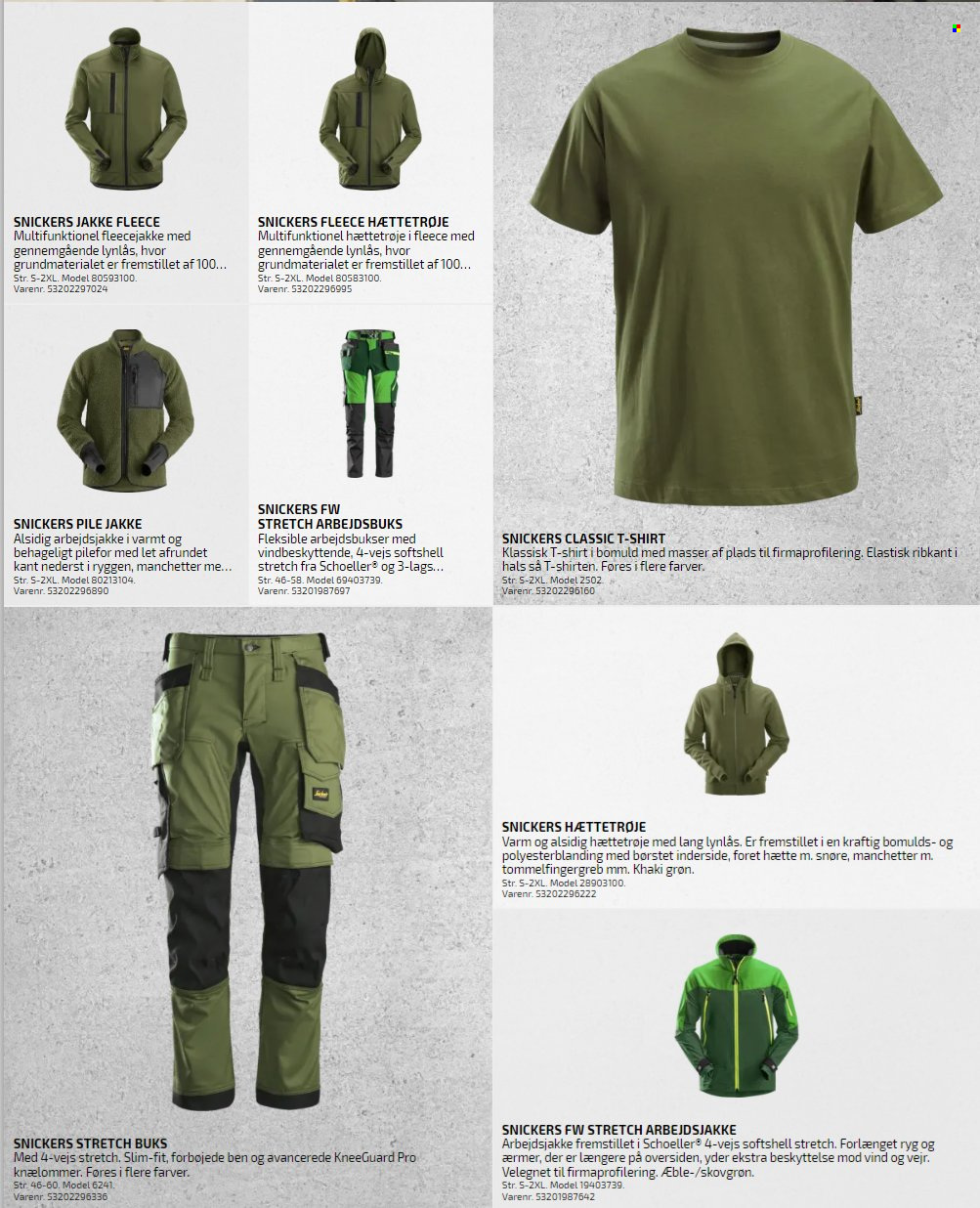 thumbnail - Davidsen tilbud  - tilbudsprodukter - jakke, Snickers, bukser, T-shirt. Side 14.