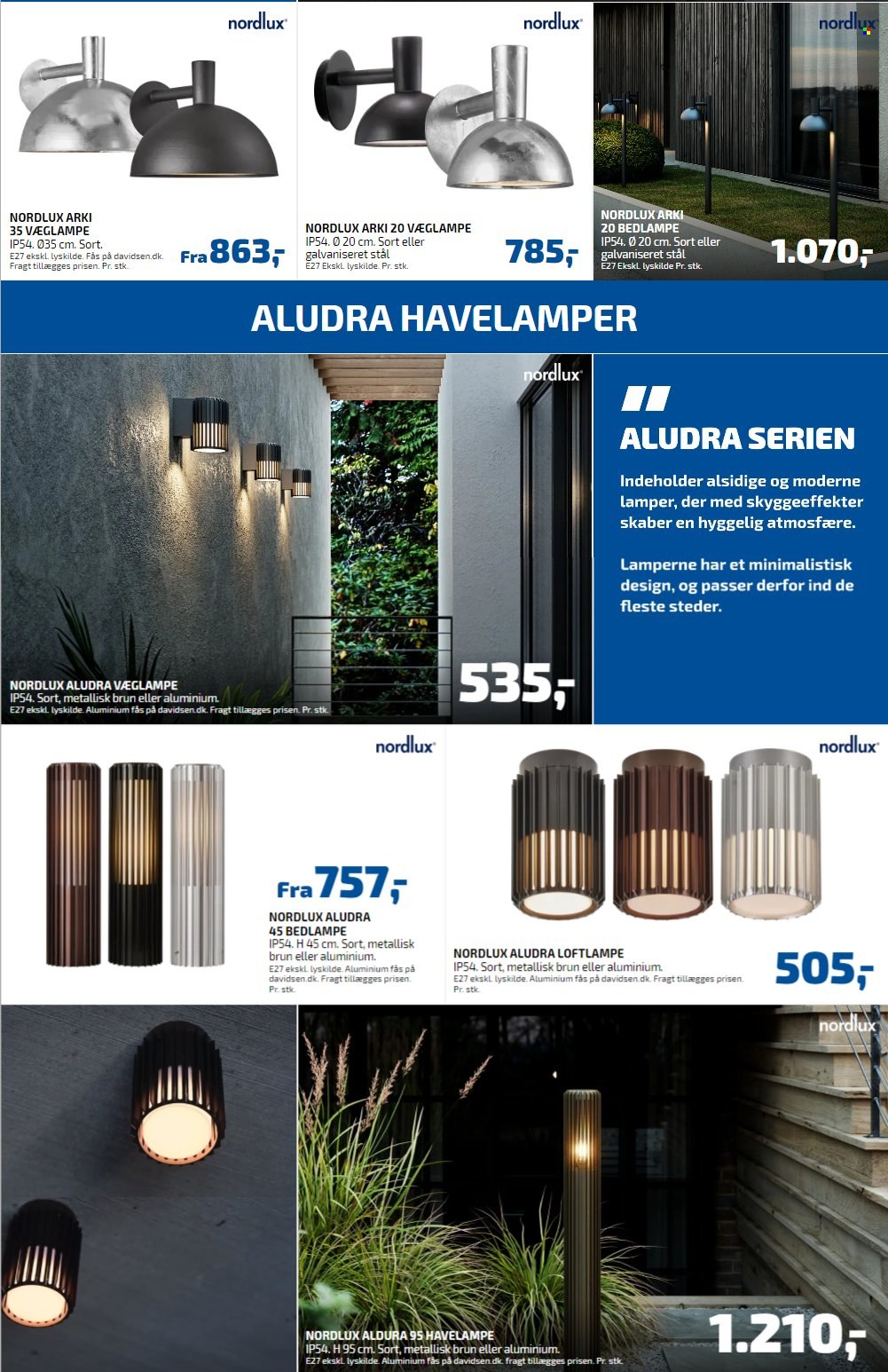 thumbnail - Davidsen tilbud  - tilbudsprodukter - loftlampe, Nordlux. Side 2.