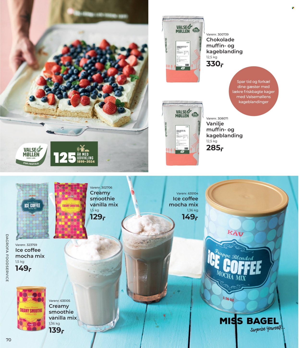 thumbnail - Dagrofa tilbud  - 1.4.2024 - 31.5.2024 - tilbudsprodukter - chokolade, vanilje, smoothie. Side 70.