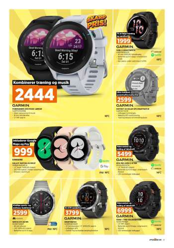 thumbnail - Smartwatches, fitnessbånd og sportsbånd