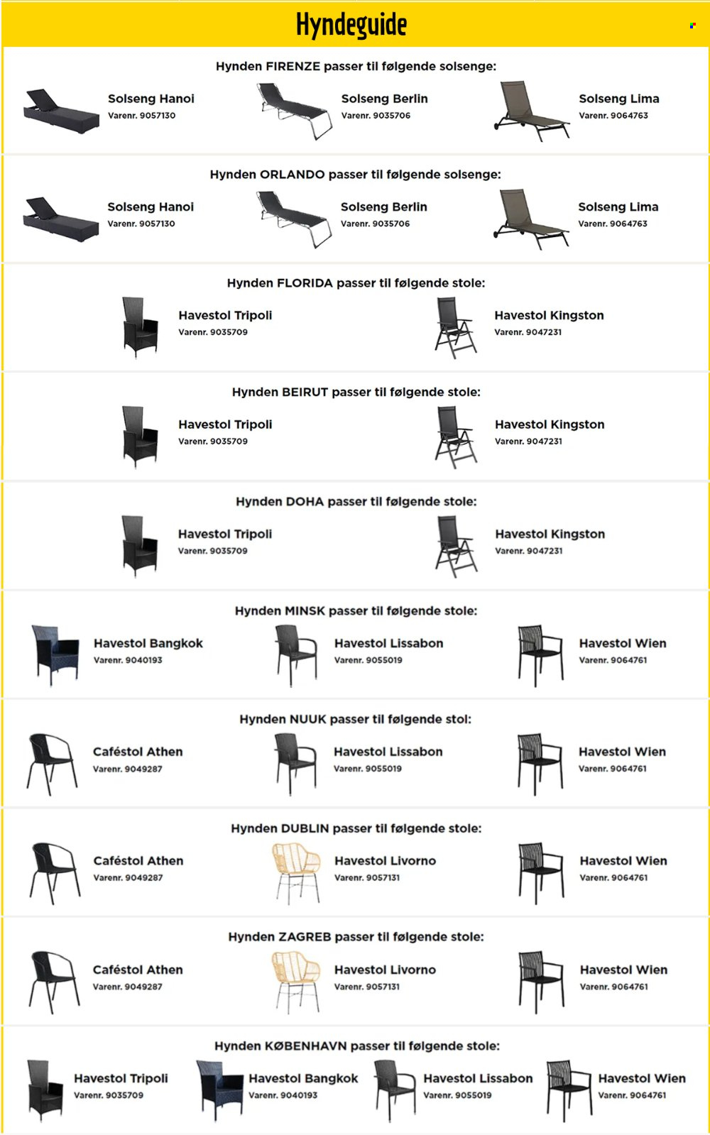 thumbnail - Jem & Fix tilbud  - tilbudsprodukter - stol, solseng. Side 11.