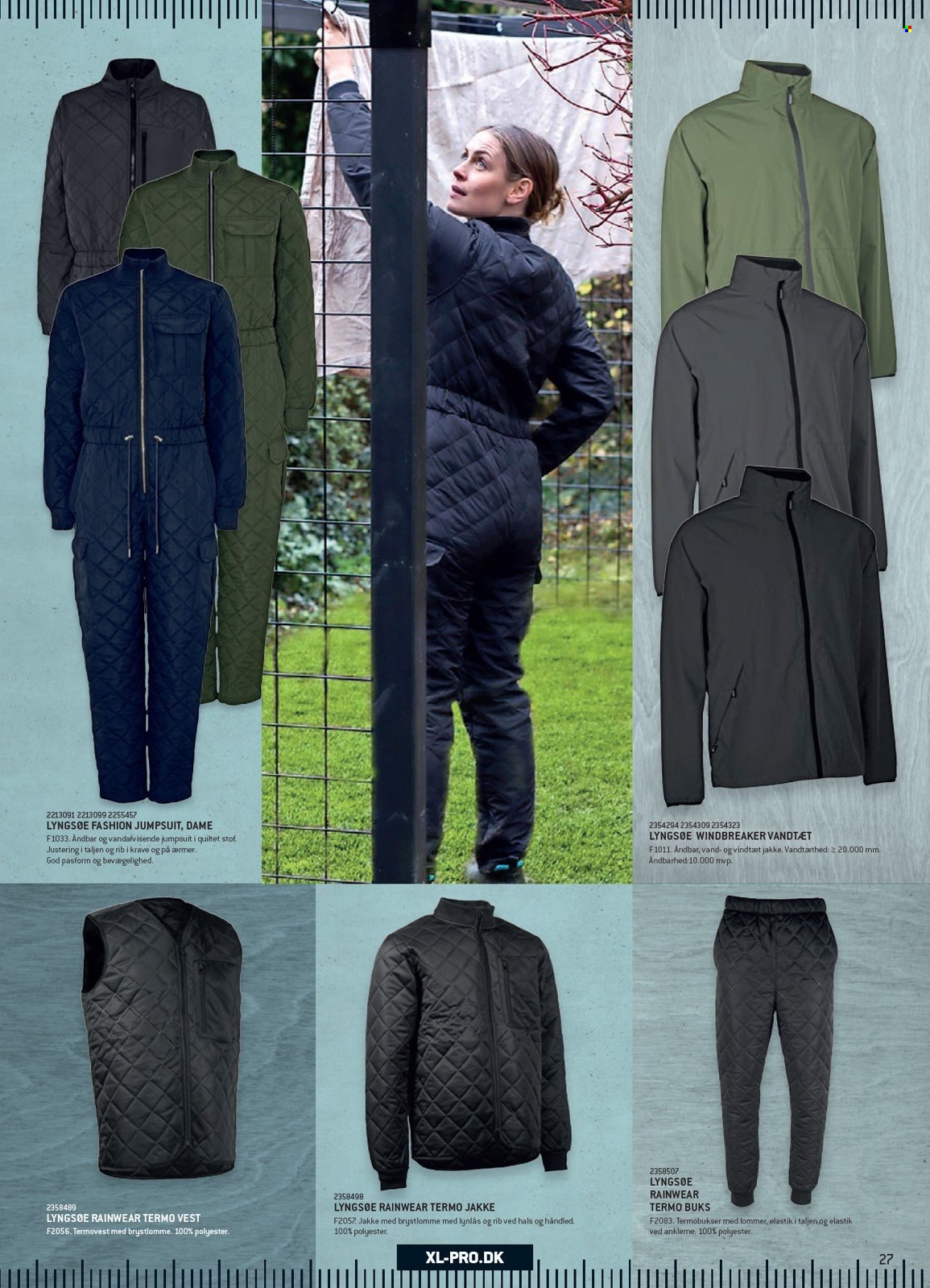 thumbnail - XL-BYG tilbud  - tilbudsprodukter - jakke, vest, bukser, jumpsuit. Side 27.