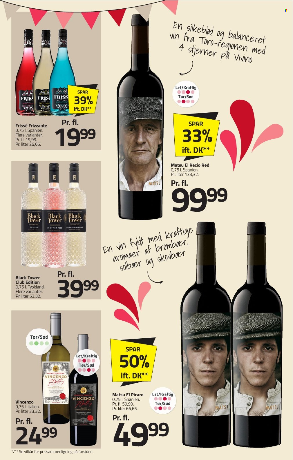 thumbnail - Fleggaard tilbud  - 24.4.2024 - 14.5.2024 - tilbudsprodukter - Pinot Noir, vin. Side 53.