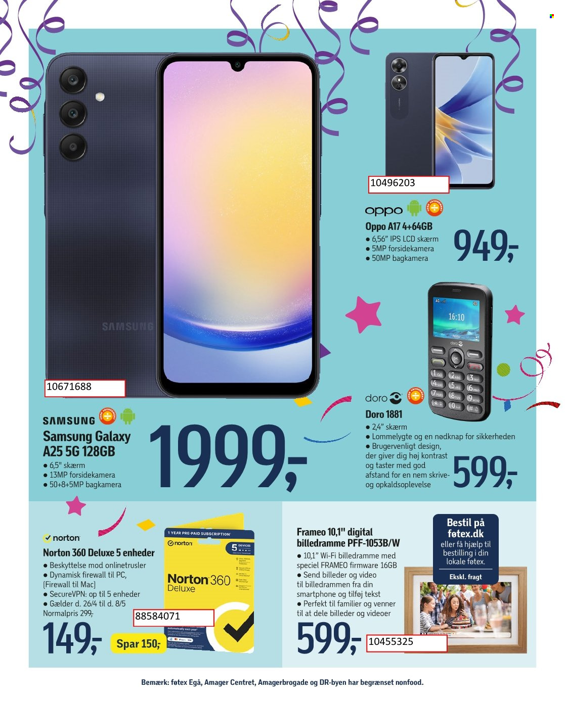 thumbnail - føtex tilbud  - 26.4.2024 - 8.5.2024 - tilbudsprodukter - Samsung, Samsung Galaxy, lommelygte. Side 58.