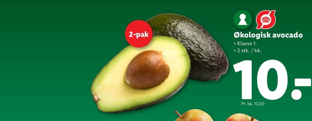 Økologisk avocado