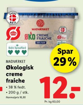 MADVÆRKET Økologisk creme fraiche
