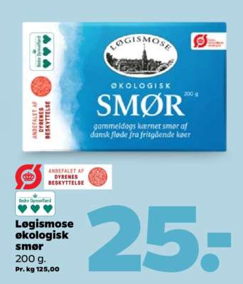 Løgismose økologisk smør