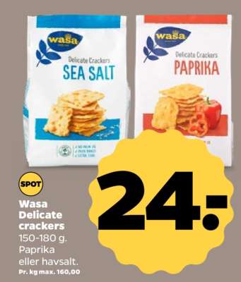 Wasa Delicate crackers
