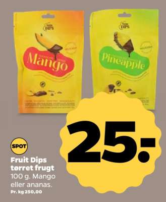 Fruit Dips tørret frugt