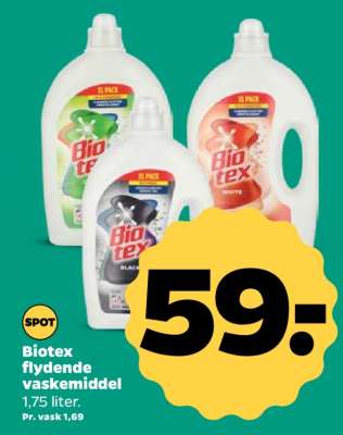 Biotex flydende vaskemiddel