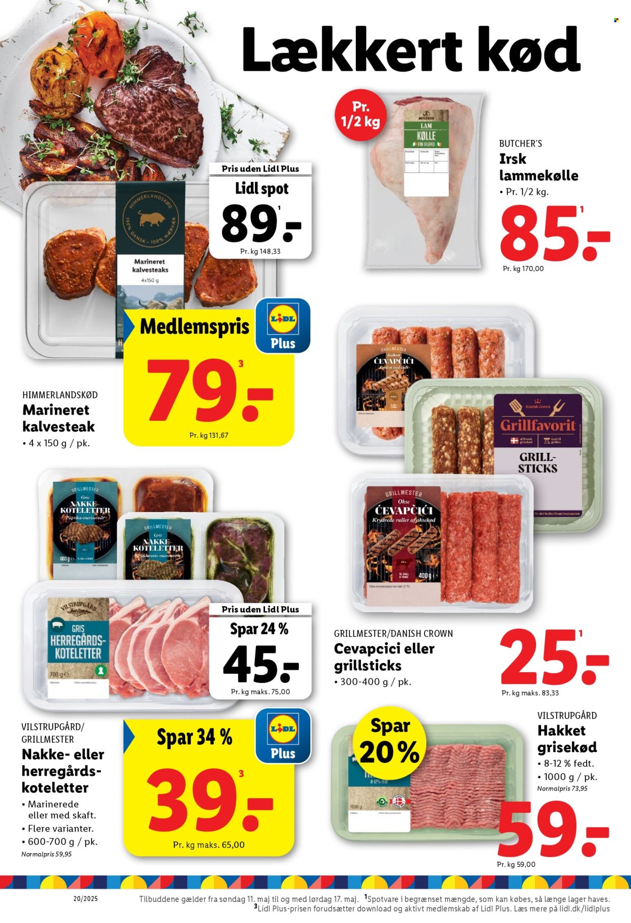 Lidl tilbud - 11.5.2025 - 17.5.2025. Side 1