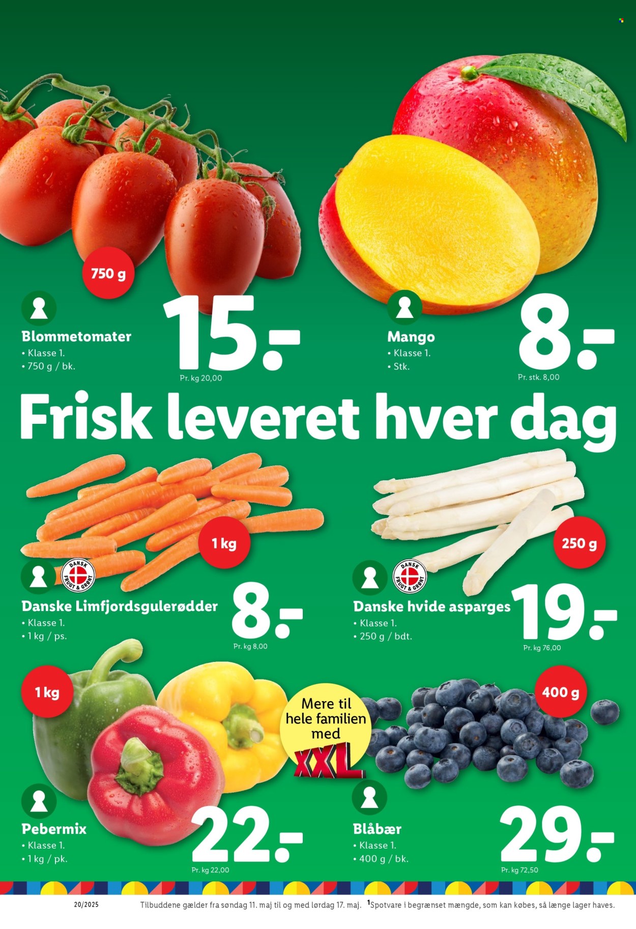 Lidl tilbud - 11.5.2025 - 17.5.2025. Side 1