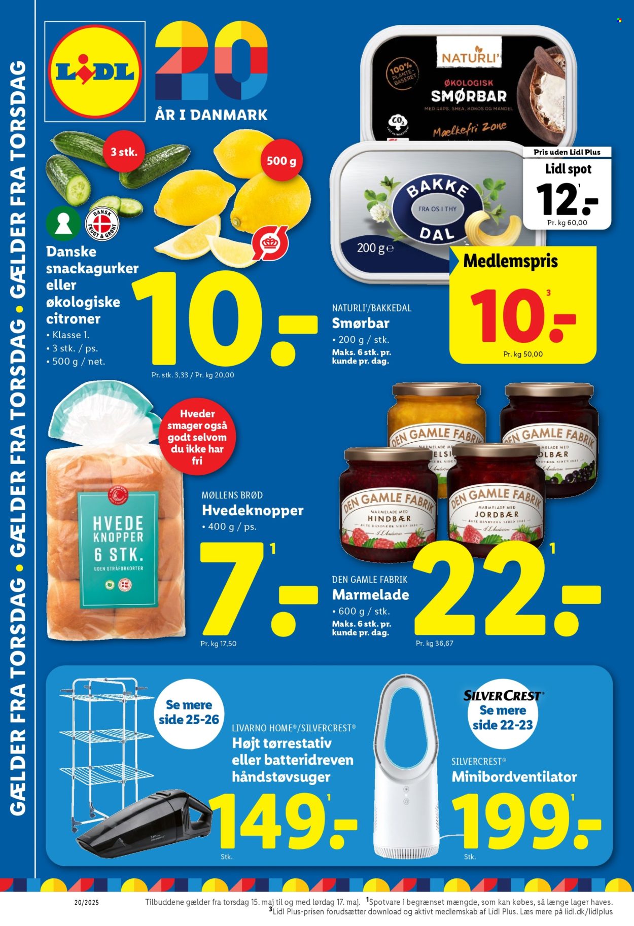 Lidl tilbud - 11.5.2025 - 17.5.2025. Side 1