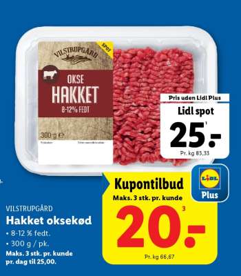 VILSTRUPGÅRD Hakket oksekød