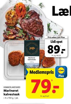 Himmerlandskød Marineret kalvesteak