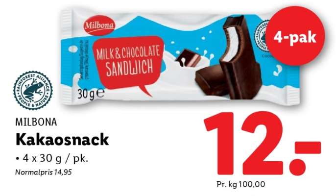 MILBONA Kakaosnack