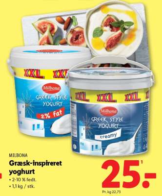 MILBONA Græsk-inspireret yoghurt