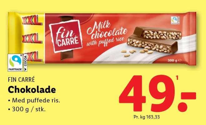 FIN CARRÉ Chokolade
