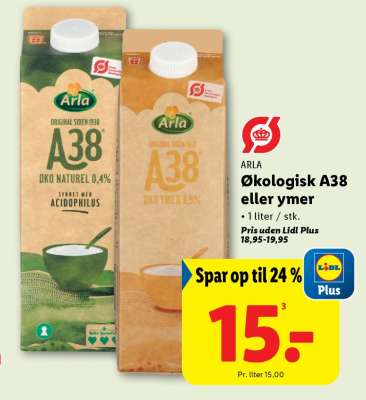 ARLA Økologisk A38 eller ymer