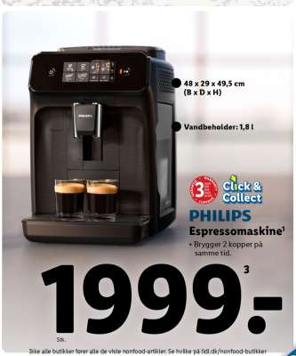 PHILIPS Espressomaskine