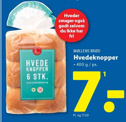 Møllens Brød Hvedeknopper