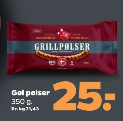 Gøl pølser