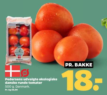Pedersens udvalgte økologiske danske runde tomater