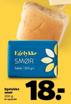 Egelykke smør