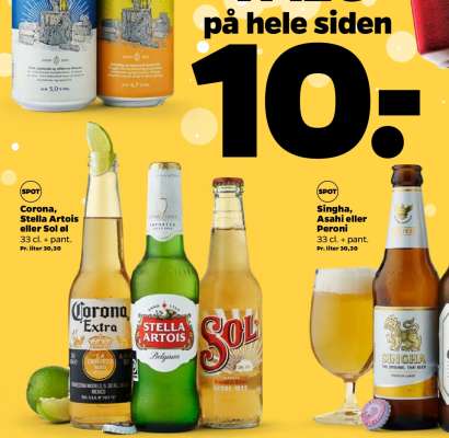 Corona, Stella Artois eller Sol øl