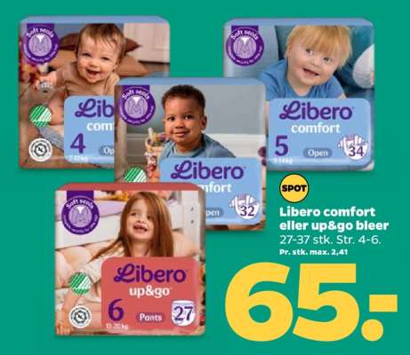 Libero comfort eller up&go bleer