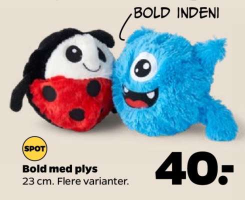 Bold med plys