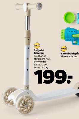 3-hjulet løbehjul