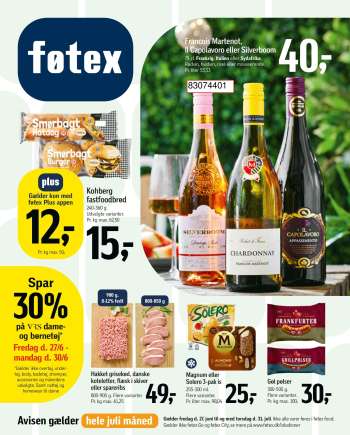 føtex tilbudsavis  - 27.6.2025 - 31.7.2025.