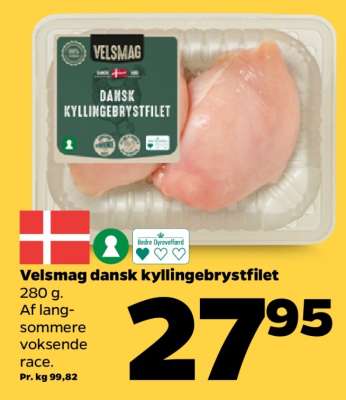 Velsmag dansk kyllingebrystfilet