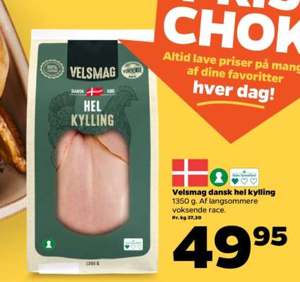 Velsmag dansk hel kylling