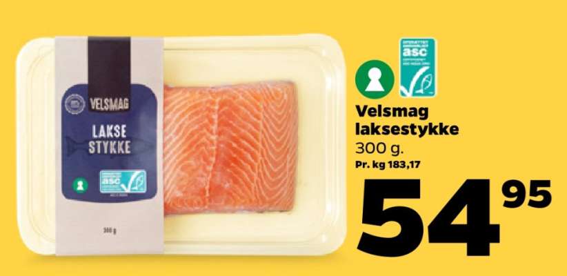 Velsmag laksestykke