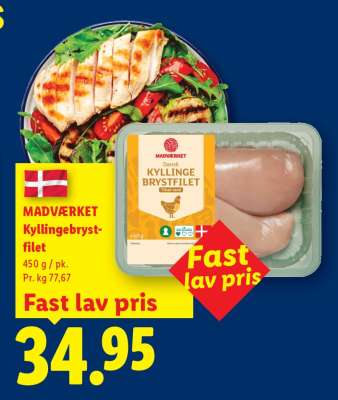MADVÆRKET Kyllingebrystfilet