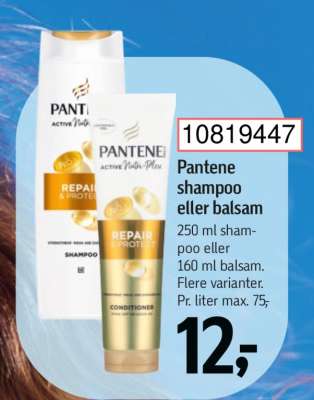 Pantene shampoo eller balsam